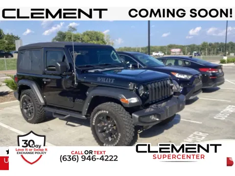 Black 2022 Jeep Wrangler Willys for sale in Saint Charles, MO