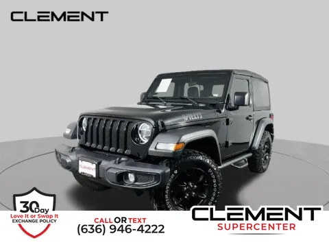 Black 2022 Jeep Wrangler Willys for sale in Saint Charles, MO