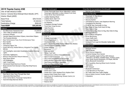 Photos of 2019 Toyota Camry XSE for sale in Saint Charles, MO at Clement Supercenter