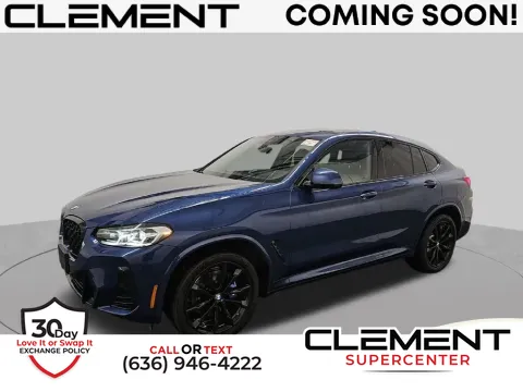 Blue 2023 BMW X4 xDrive30i for sale in Saint Charles, MO