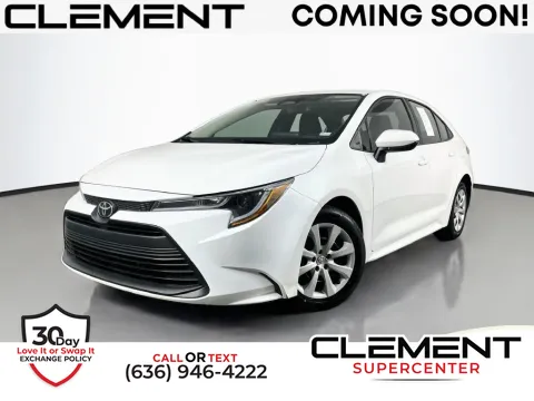White 2024 Toyota Corolla LE for sale in Saint Charles, MO