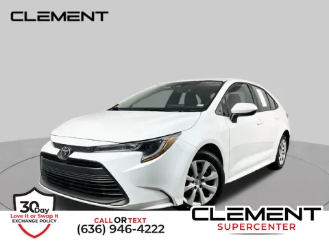 White 2024 Toyota Corolla LE for sale in Saint Charles, MO