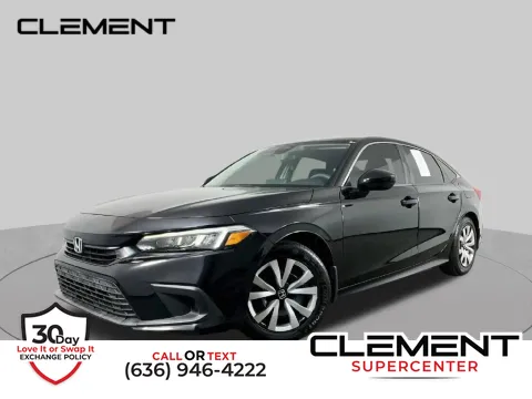 Black 2023 Honda Civic LX for sale in Saint Charles, MO