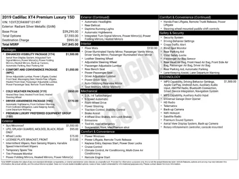 Photos of 2019 Cadillac XT4 Premium Luxury for sale in Saint Charles, MO at Clement Supercenter