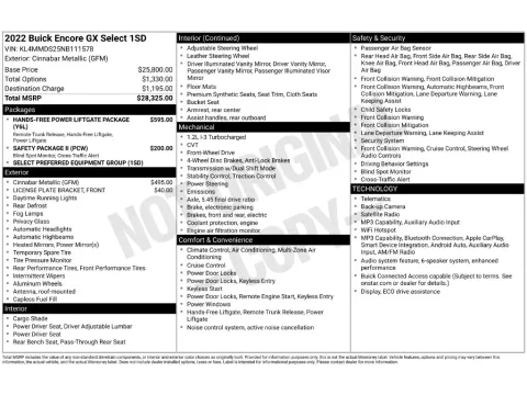 Photos of 2022 Buick Encore GX Select for sale in Saint Charles, MO at Clement Supercenter