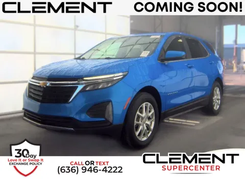Blue 2024 Chevrolet Equinox LT for sale in Saint Charles, MO