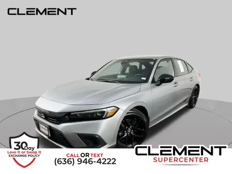 Silver 2023 Honda Civic Sport for sale in Saint Charles, MO