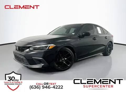 Black 2022 Honda Civic Sport for sale in Saint Charles, MO