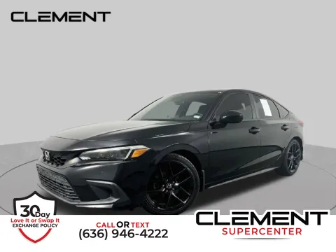Black 2022 Honda Civic Sport for sale in Saint Charles, MO