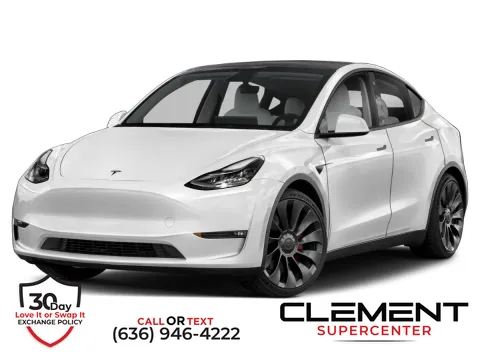 White 2021 Tesla Model Y Long Range for sale in Saint Charles, MO