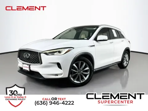White 2021 INFINITI QX50 LUXE for sale in Saint Charles, MO