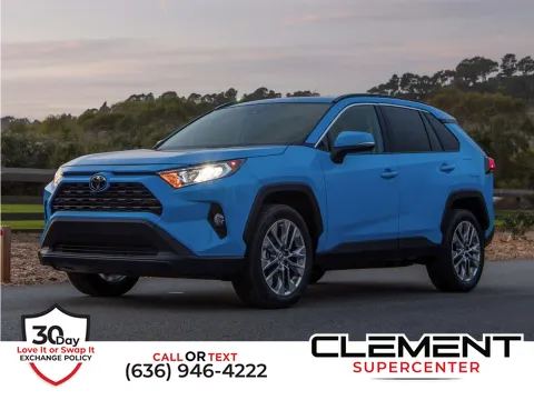 Silver 2021 Toyota RAV4 XLE for sale in Saint Charles, MO