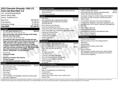 Photos of 2022 Chevrolet Silverado 1500 LTZ for sale in Saint Charles, MO at Clement Supercenter