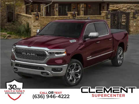 White 2022 Ram 1500 Limited for sale in Saint Charles, MO