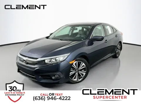 Gray 2018 Honda Civic EX-L for sale in Saint Charles, MO