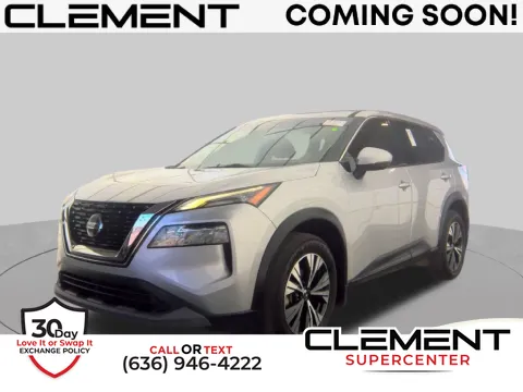 Silver 2021 Nissan Rogue SV for sale in Saint Charles, MO
