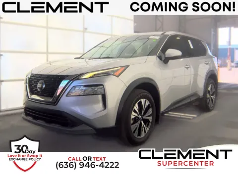 Silver 2021 Nissan Rogue SV for sale in Saint Charles, MO