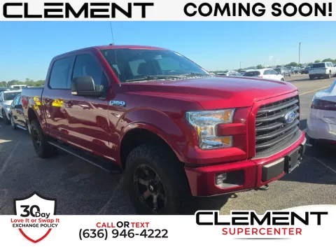 Red 2017 Ford F-150 XLT for sale in Saint Charles, MO