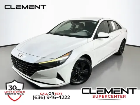 White 2021 Hyundai Elantra SEL for sale in Saint Charles, MO