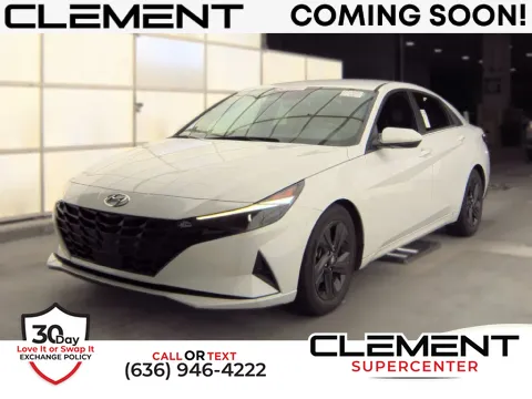 White 2021 Hyundai Elantra SEL for sale in Saint Charles, MO