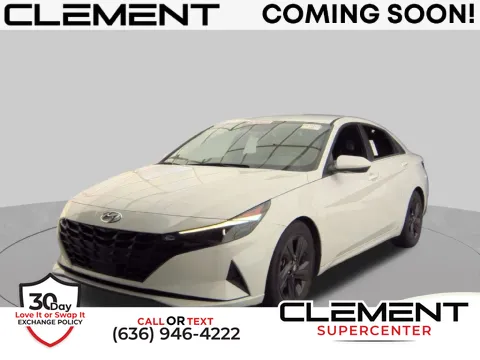 White 2021 Hyundai Elantra SEL for sale in Saint Charles, MO