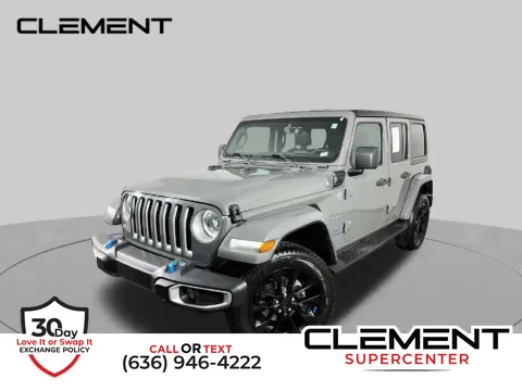 Gray 2023 Jeep Wrangler Sahara 4xe for sale in Saint Charles, MO