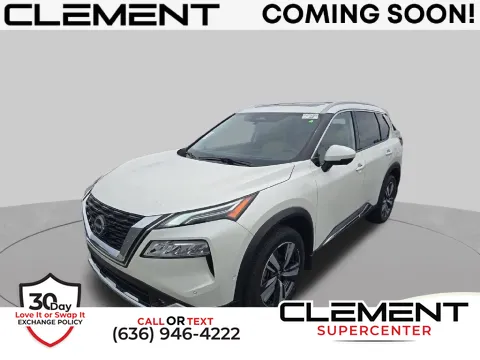 White 2022 Nissan Rogue Platinum for sale in Saint Charles, MO