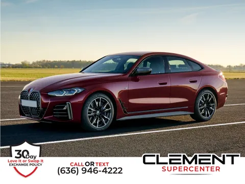 Black 2024 BMW 4 Series M440i xDrive Gran Coupe for sale in Saint Charles, MO