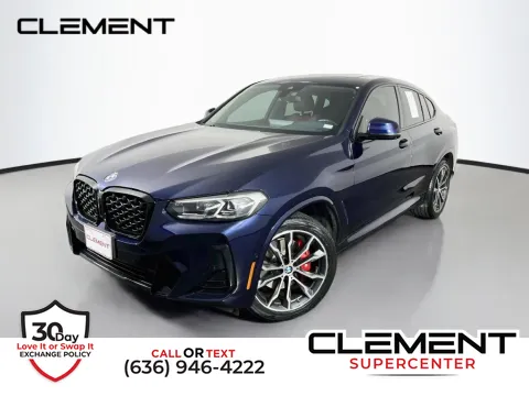 Blue 2022 BMW X4 xDrive30i for sale in Saint Charles, MO