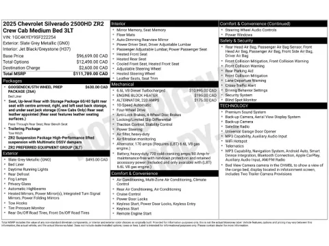 More photos of 2025 Chevrolet Silverado 2500 HD ZR2 at Clement Supercenter, MO