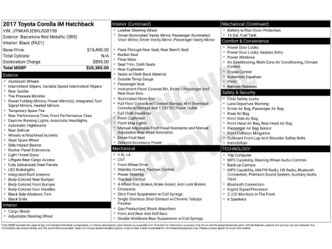 More photos of 2017 Toyota Corolla iM at Clement Supercenter, MO