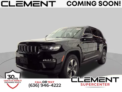 Black 2023 Jeep Grand Cherokee 4xe for sale in Saint Charles, MO