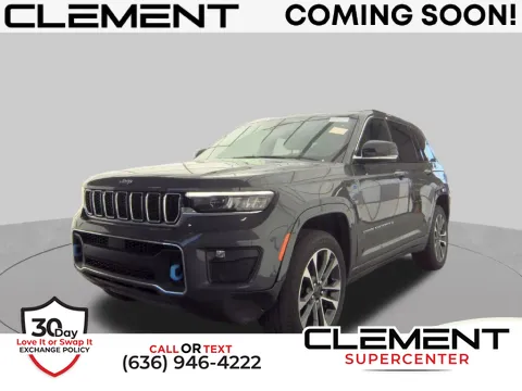 Gray 2022 Jeep Grand Cherokee Overland 4xe for sale in Saint Charles, MO