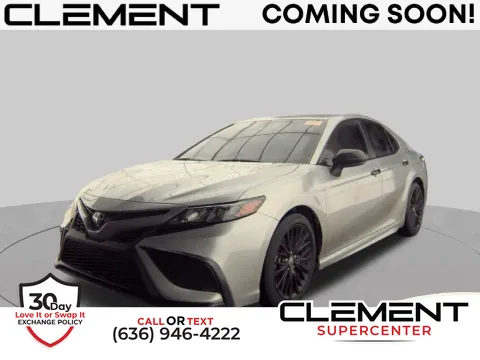Silver 2021 Toyota Camry SE Nightshade for sale in Saint Charles, MO