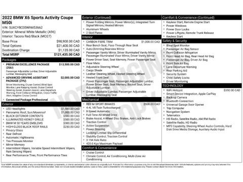 Another view of 2022 BMW X6 M50i for sale in Saint Charles, MO at Clement Supercenter
