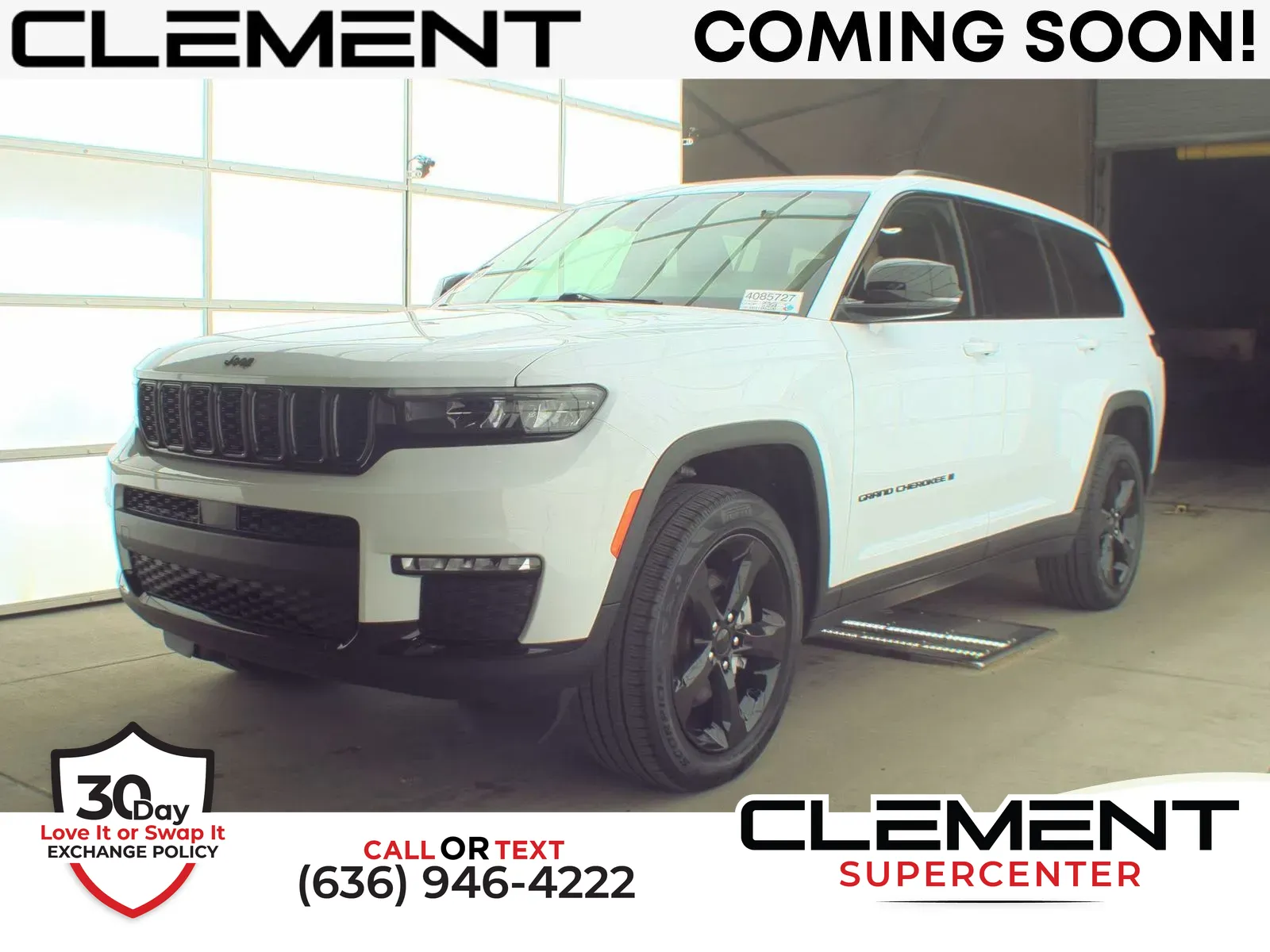 White 2023 Jeep Grand Cherokee L Limited for sale in Florissant, MO