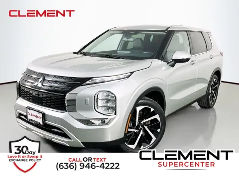 Silver 2024 Mitsubishi Outlander SE Black Edition for sale in Florissant, MO