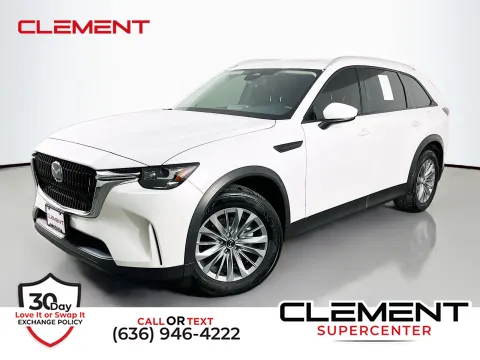 White 2024 Mazda CX-90 3.3 Turbo Preferred for sale in Florissant, MO