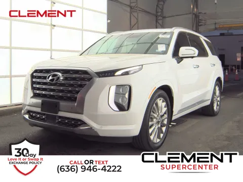 White 2020 Hyundai Palisade Limited for sale in Florissant, MO