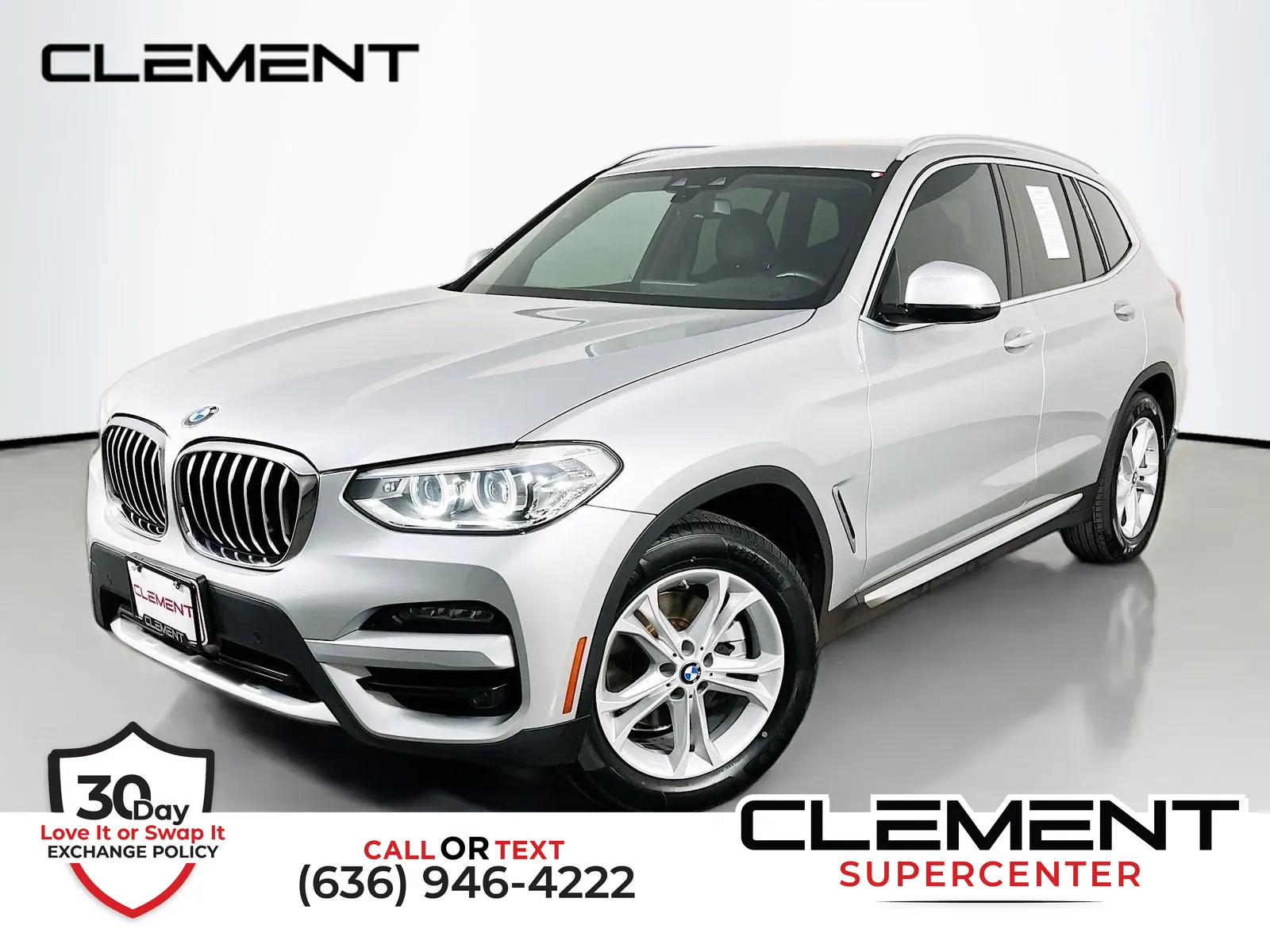 Silver 2021 BMW X3 xDrive30i for sale in Florissant, MO
