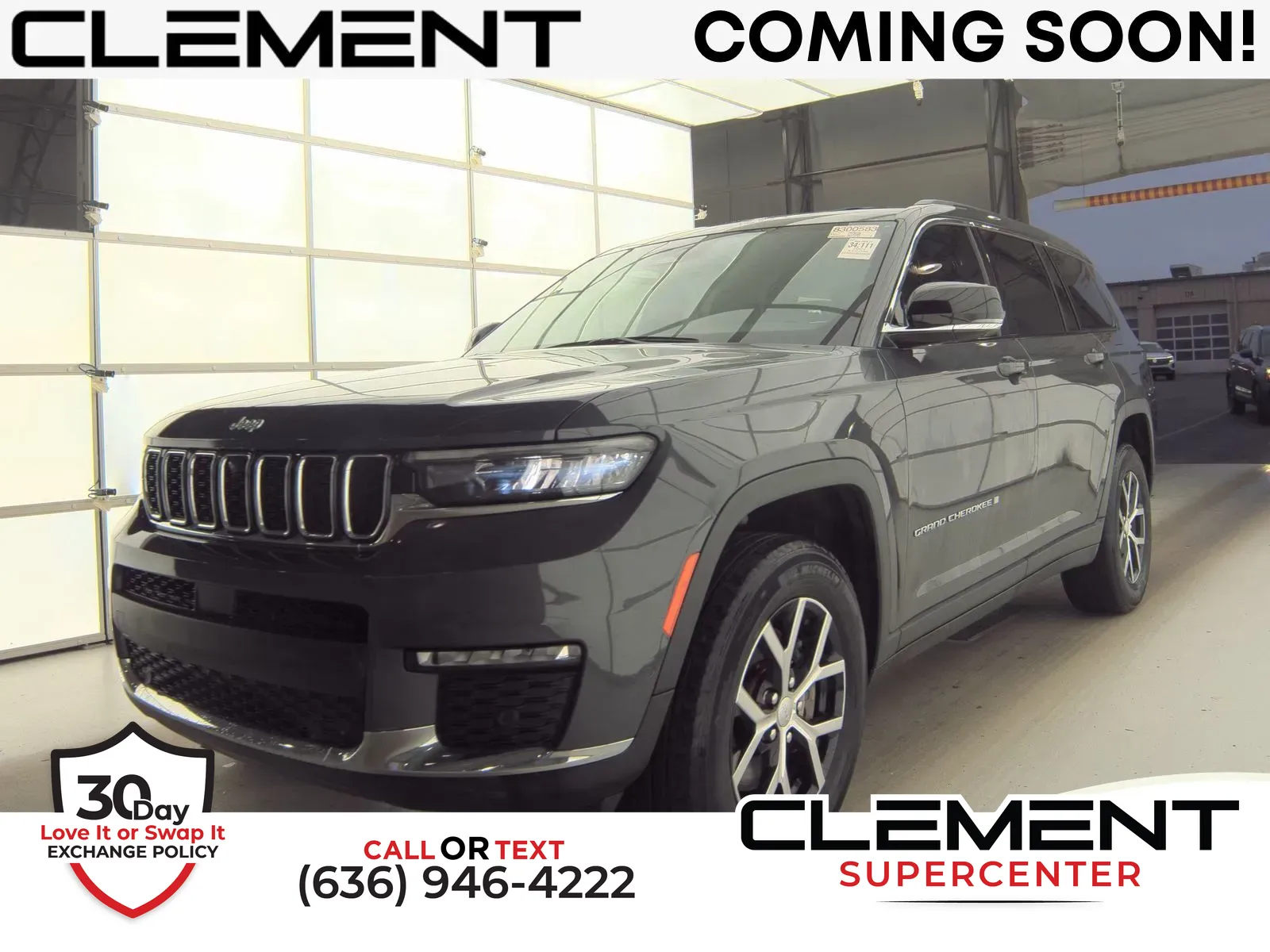 Gray 2024 Jeep Grand Cherokee L Limited for sale in Florissant, MO