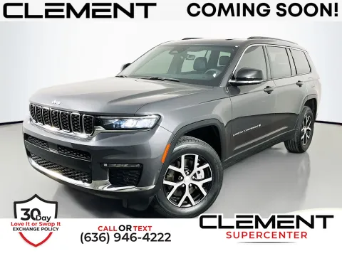 Gray 2024 Jeep Grand Cherokee L Limited for sale in Florissant, MO