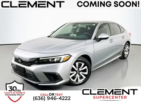 Silver 2023 Honda Civic LX for sale in Florissant, MO
