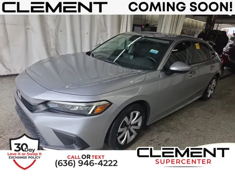 Silver 2023 Honda Civic LX for sale in Florissant, MO