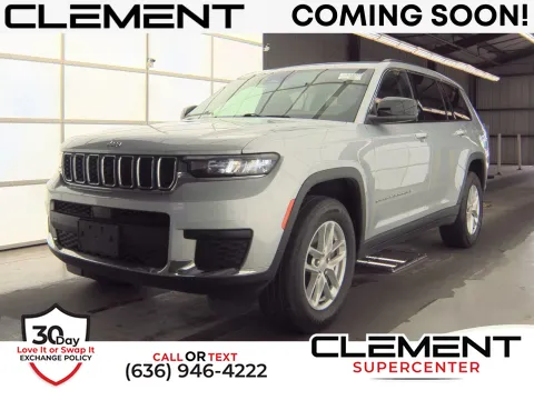 Silver 2023 Jeep Grand Cherokee L Laredo for sale in Florissant, MO