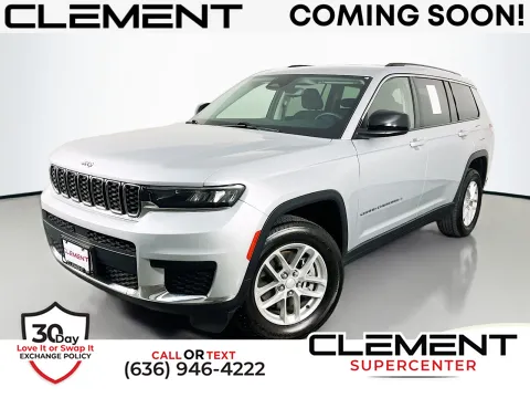 Silver 2023 Jeep Grand Cherokee L Laredo for sale in Florissant, MO
