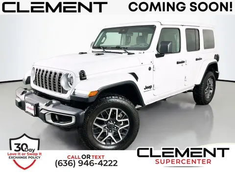 White 2025 Jeep Wrangler Sahara for sale in Florissant, MO