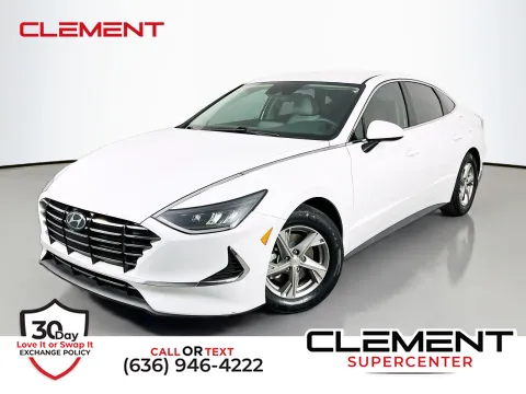 White 2021 Hyundai Sonata SE for sale in Florissant, MO