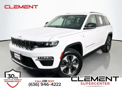 White 2022 Jeep Grand Cherokee 4xe for sale in Florissant, MO