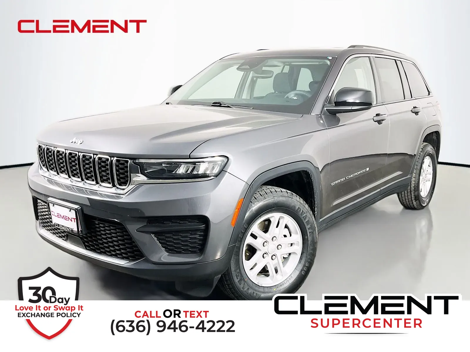 Gray 2023 Jeep Grand Cherokee Laredo for sale in Florissant, MO